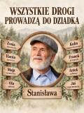 Prezent dla Dziadka na Dzień Dziadka – Obraz z Imionami Wnuków na Drogowskazie | Płótno 31567 - miniaturka 3