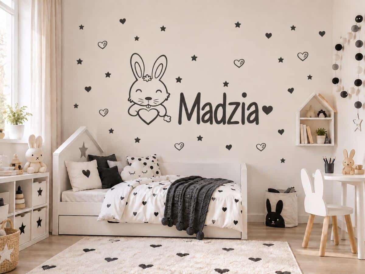 Naklejka z imieniem dziecka P