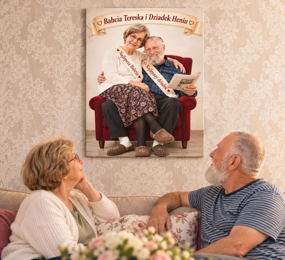 Obraz dla Babci i Dziadka – Prezent na Dzień Babci i Dziadka - Najlepsza Babcia i Najlepszy Dziadek; Obraz 31608 - zdjęcie 4