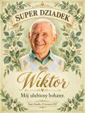 Prezent na Dzień Dziadka ze Zdjęcia – Super Dziadek | Obraz na Płótnie 31620 - miniaturka 2