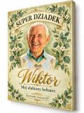 Prezent na Dzień Dziadka ze Zdjęcia – Super Dziadek | Obraz na Płótnie 31620 - miniaturka 1
