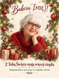 Prezent dla Babci na Święta – Plakat ze Zdjęcia z Imieniem Z Tobą Święta mają więcej ciepła 82671 - miniaturka 2