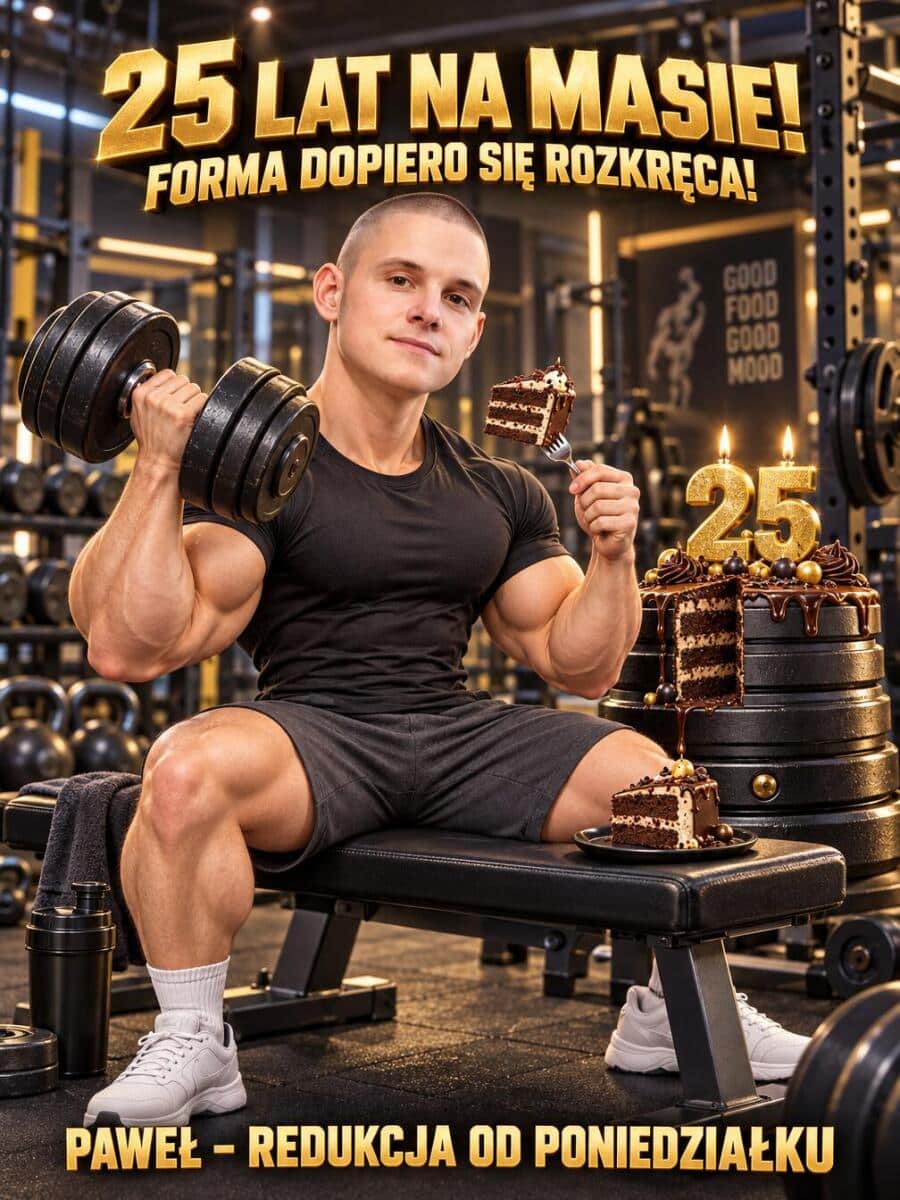 Prezent dla Niego na 25 Urodziny – Obraz z Karykaturą ze Zdjęcia „25 Lat na Masie” - 31591 - zdjęcie 3