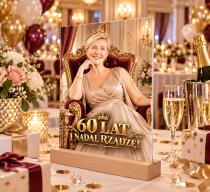 60 Urodziny Kobiety Statuetka ze Zdjęcia – Królowa Matka  82606 - miniaturka 3