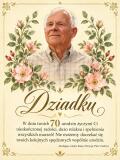 Życzenia dla Dziadka na 70 urodziny | Plakat Wspaniałe 70 urodziny Dziadka 31627 - miniaturka 2