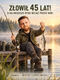 Prezent dla Wędkarza na 45 Urodziny – Obraz ze Zdjęcia „Złowił 45 Lat!” - 31596 - miniaturka 4