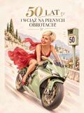 Prezent na 50 Urodziny dla Mamy – Karykatura ze Zdjęcia na Ścigaczu 82689 - miniaturka 2