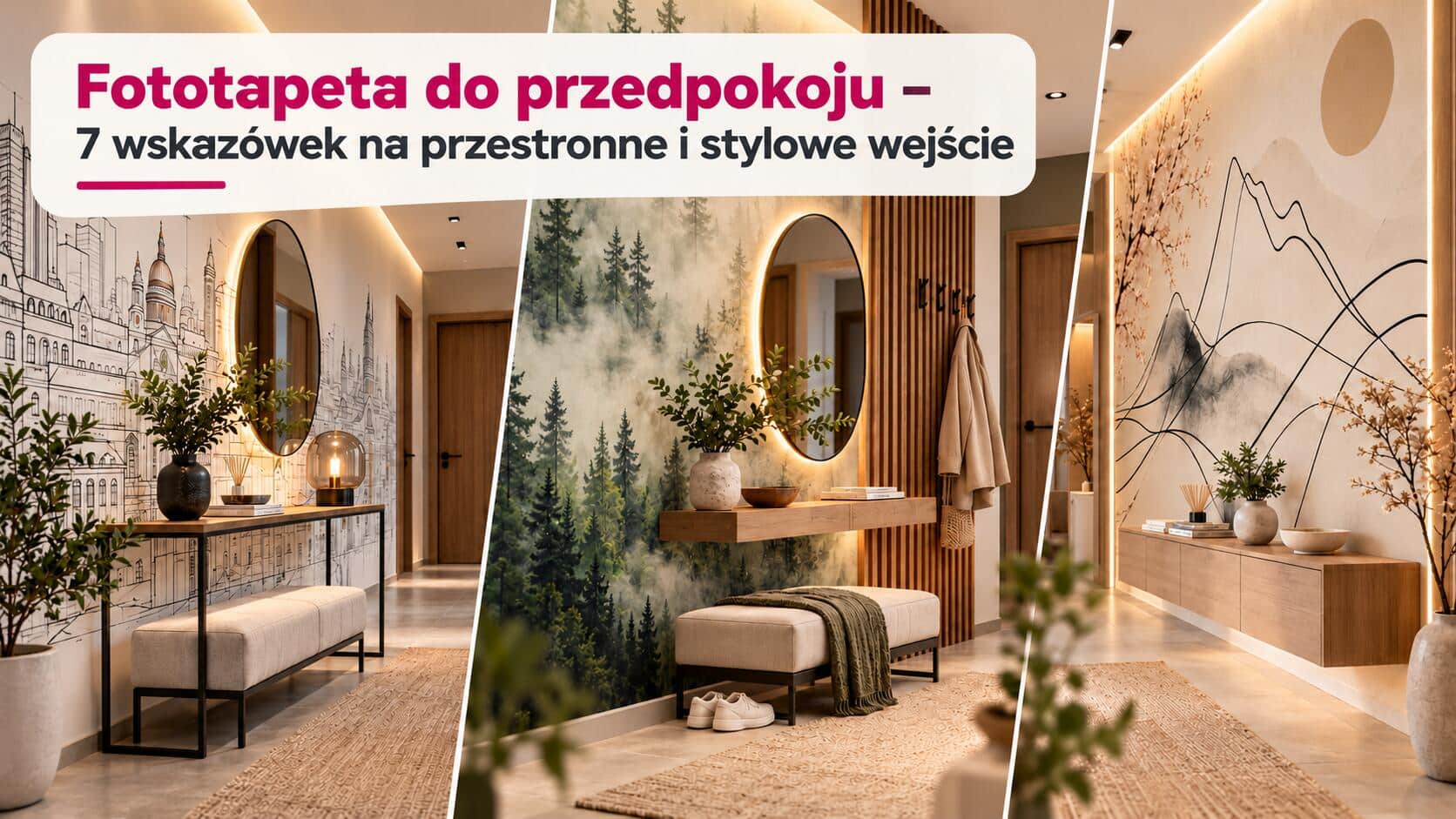 Fototapeta do przedpokoju – 7 wskazówek na przestronne i stylowe wejście