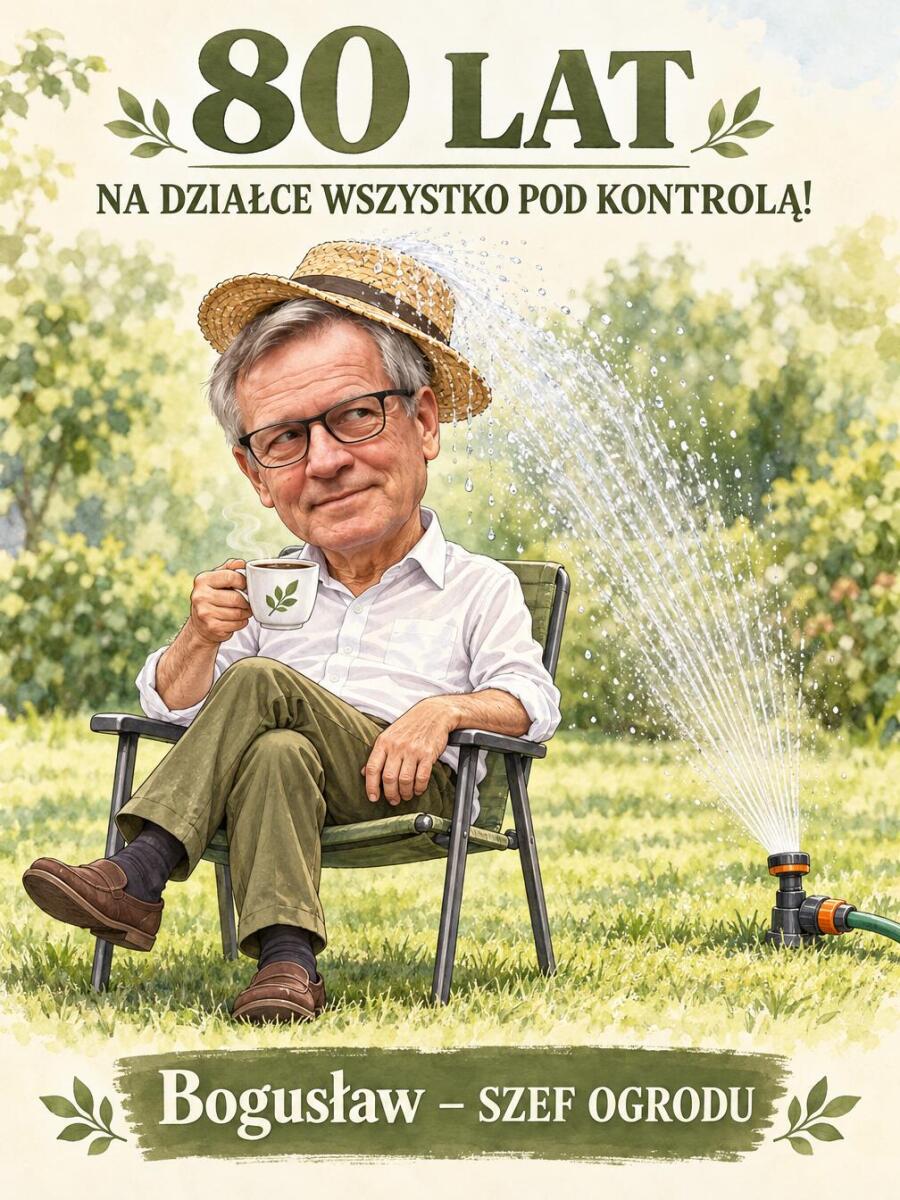 Prezent dla Działkowca na 80 Urodziny – Obraz ze Zdjęcia „Szef Ogrodu” - 31709 - zdjęcie 4