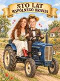Prezent dla Nowożeńców – Obraz z Karykaturą ze Zdjęcia Sto Lat Wspólnego Orania - 31653 - miniaturka 2