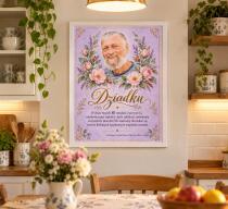 Życzenia dla Dziadka na 80 urodziny | Plakat Wspaniałe 80 urodziny Dziadka 31623 - miniaturka 4