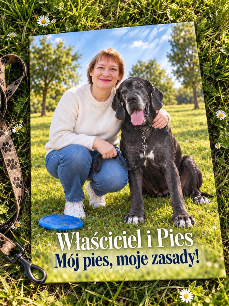 Prezent dla miłośnika psa – Portret ze Zdjęcia | Obraz psa z właścicielem 31601 - zdjęcie 3