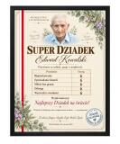 Dyplom dla dziadka na dzień dziadka - Świadectwo Super dziadka z czerwonym paskiem 31618 - miniaturka 1