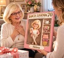 Prezent dla Babci na 70 Urodziny – Obraz ze Zdjęcia „Babcia Legenda” - 31704 - miniaturka 3