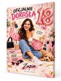 Prezent na 18 urodziny dla niej ze zdjęcia – śmieszna karykatura „Oficjalnie dorosła”  31550 - miniaturka 1