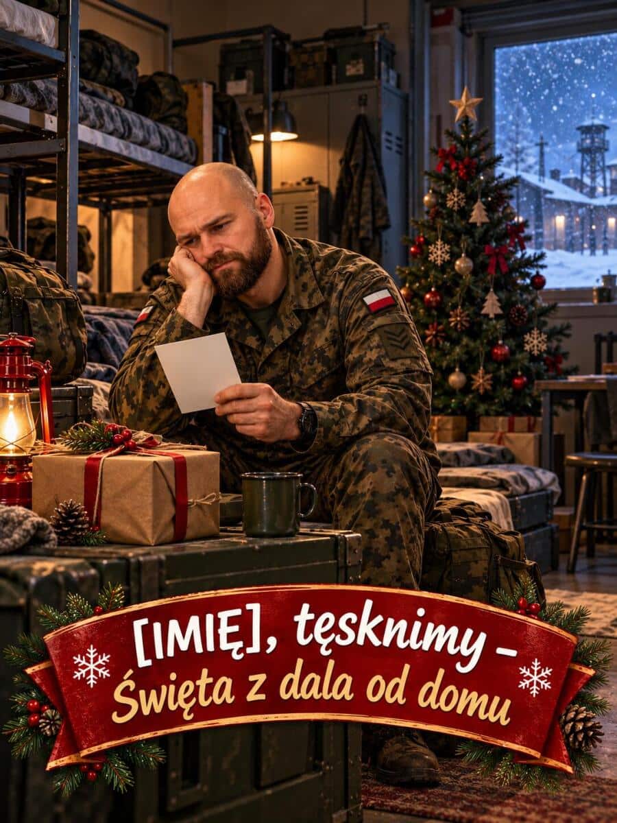 Prezent dla żołnierza ze zdjęcia – świąteczna pamiątka od rodziny; 31544 - zdjęcie 2