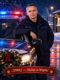 Prezent dla Policjanta ze zdjęcia – świąteczna karykatura; 31546 - miniaturka 2