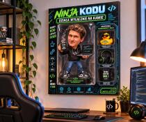Prezent dla informatyka ze zdjęcia – karykatura figurka w pudełku Ninja Kodu 82657 - miniaturka 2