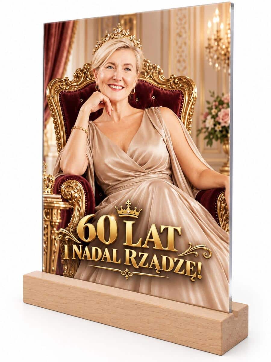 60 Urodziny Kobiety Statuetka ze Zdjęcia – Królowa Matka  82606