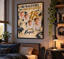 Plakat na 18 urodziny dla chłopaka ze zdjęć — Od malucha do osiemnastki 51153 - miniaturka 3