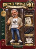 Prezent na 60 urodziny ze zdjęcia – OBRAZ karykatura figurka w pudełku „Rocznik Vintage” 82630 - miniaturka 2