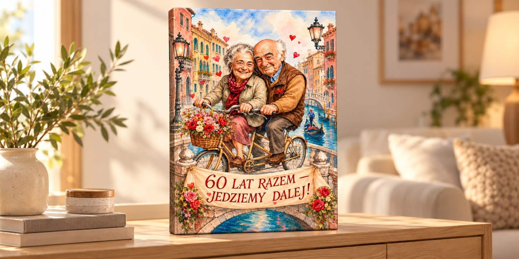 Prezent na 60. rocznicę ślubu — diamentowe gody rodziców i dziadków