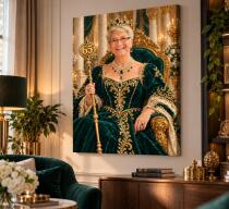 Prezent na 65 Urodziny dla Mamy – Plakat ze Zdjęcia – Królowa 65 Lat 31580 - miniaturka 3