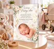 Statuetka na Chrzest Święty ze zdjęciem dziecka – Pamiątka Chrztu 82600 - miniaturka 6