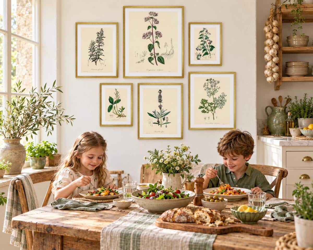 Zestaw 6 plakatów botanicznych – Zielnik vintage 82730 - zdjęcie 5