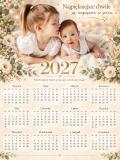 Prezent dla babci i dziadka – kalendarz magnetyczny 2027 ze zdjęciem „Najpiękniejsze chwile” 82736 - miniaturka 2