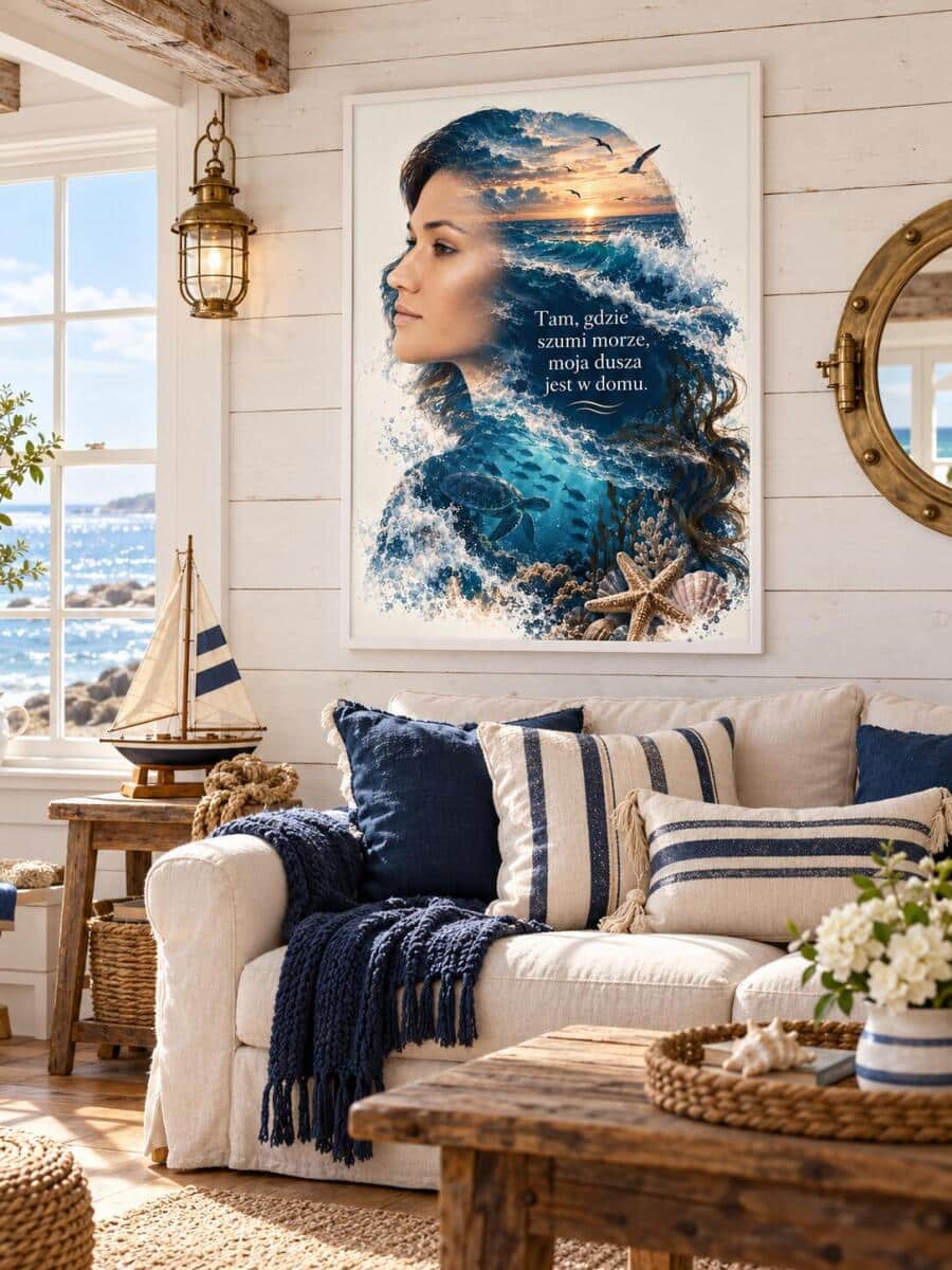 Prezent dla miłośniczki morza na urodziny – portret ze zdjęcia „Ocean w duszy”82666 - zdjęcie 5