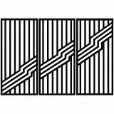 Tryptyk Ażurowy- Geometria | Dekoracyjne Panele, Obrazy na ścianę do nowoczesnego wnętrza 71003 - miniaturka 1