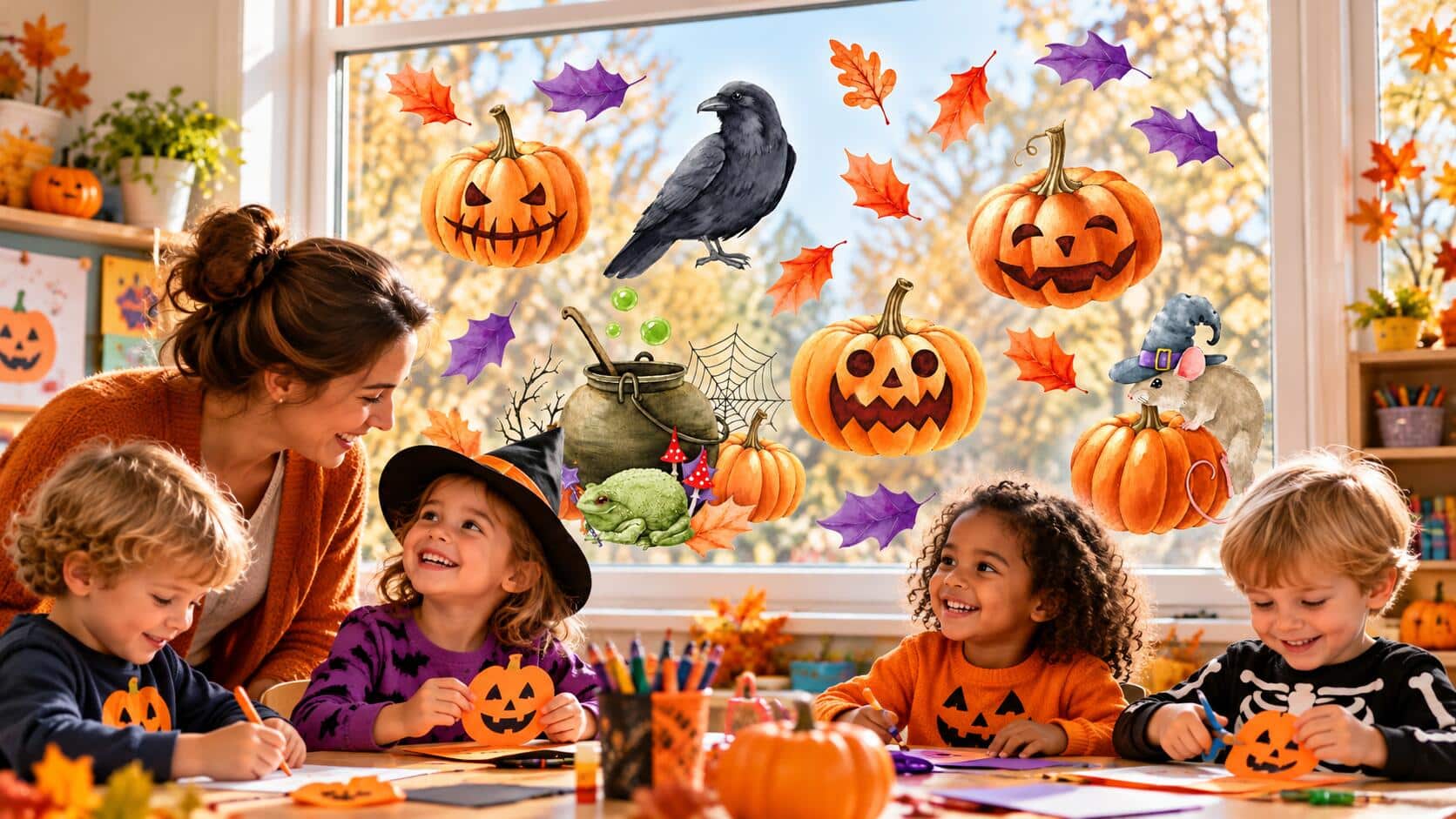 Halloween w szkole i przedszkolu. Pomysły na dekoracje, zabawy i kreatywne zajęcia