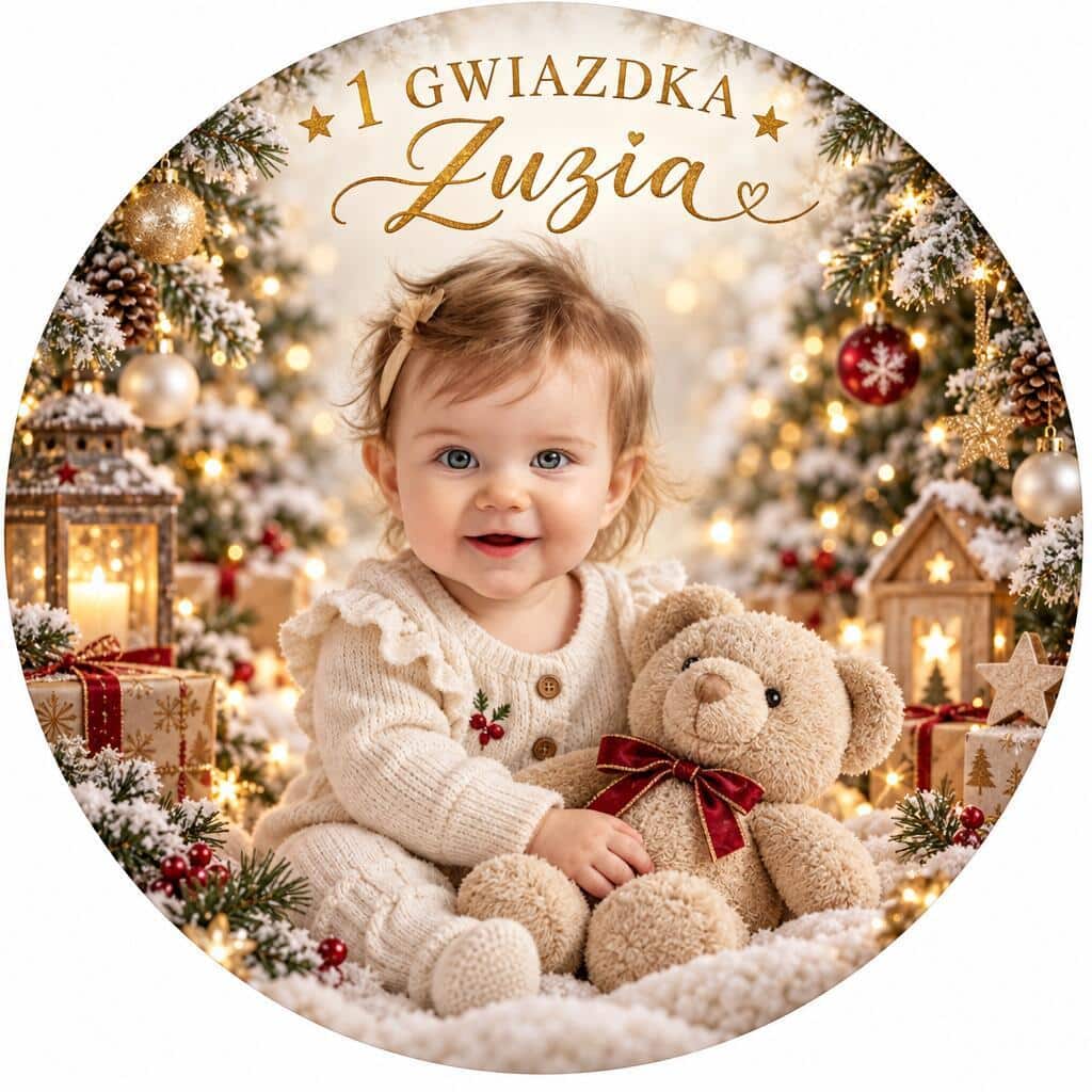 Bombka świąteczna ze zdjęciem twojego dziecka -1 gwiazdka... 82683 - zdjęcie 2