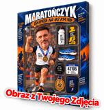 Prezent dla biegacza ze zdjęcia – karykatura figurka w pudełku Maratończyk 82656 - miniaturka 1
